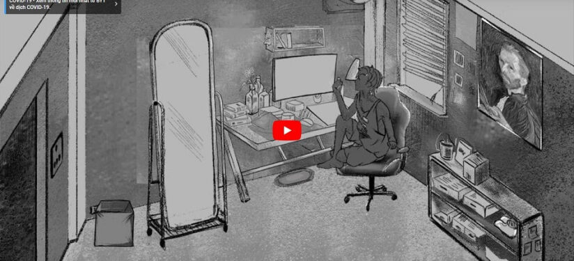 Bảo vệ đồ án 2D Animation | Lê Ngọc Thành diễn họa bóng ma tâm lý thời Covid