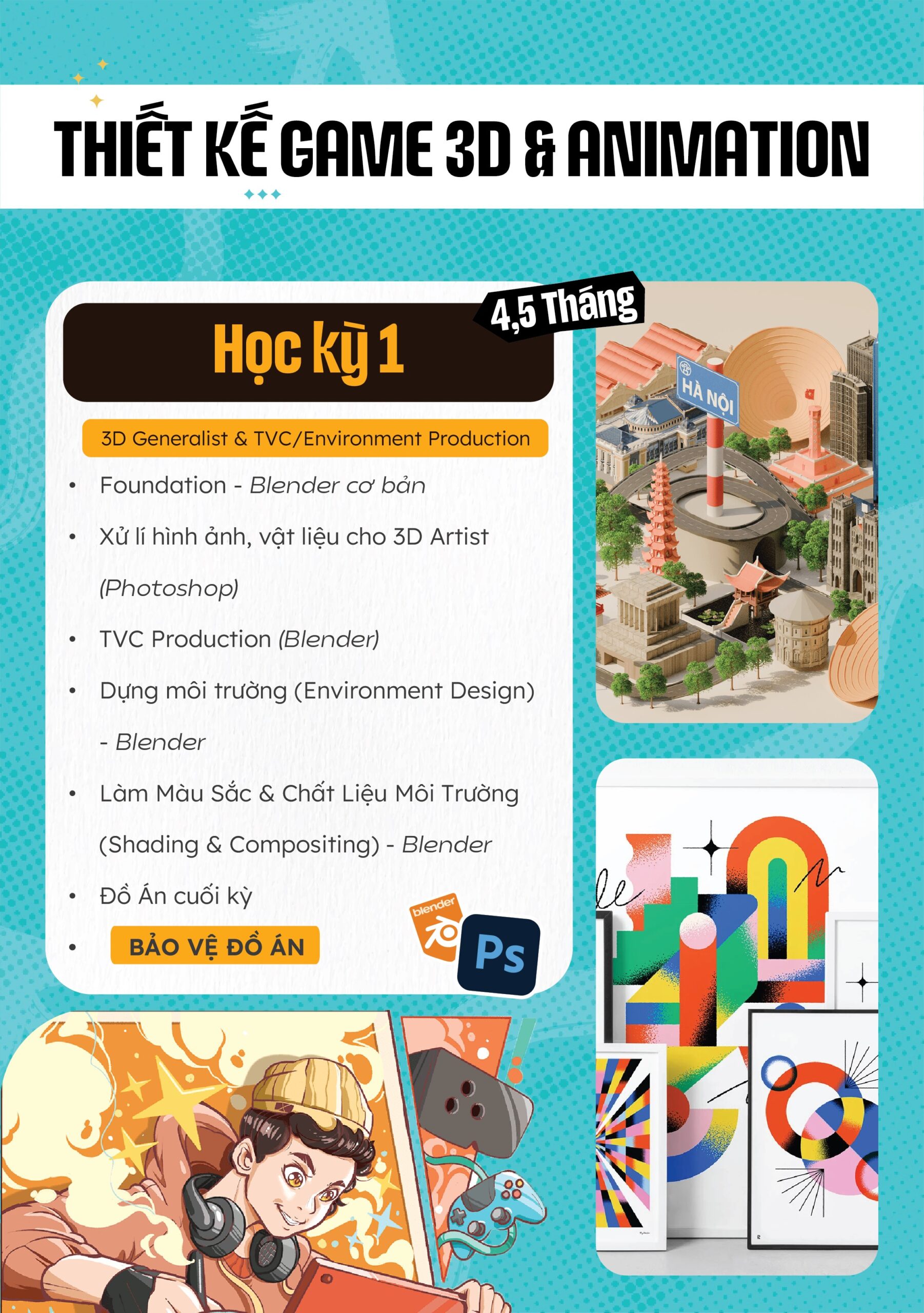 Khóa học chuyên viên thiết kế 3D