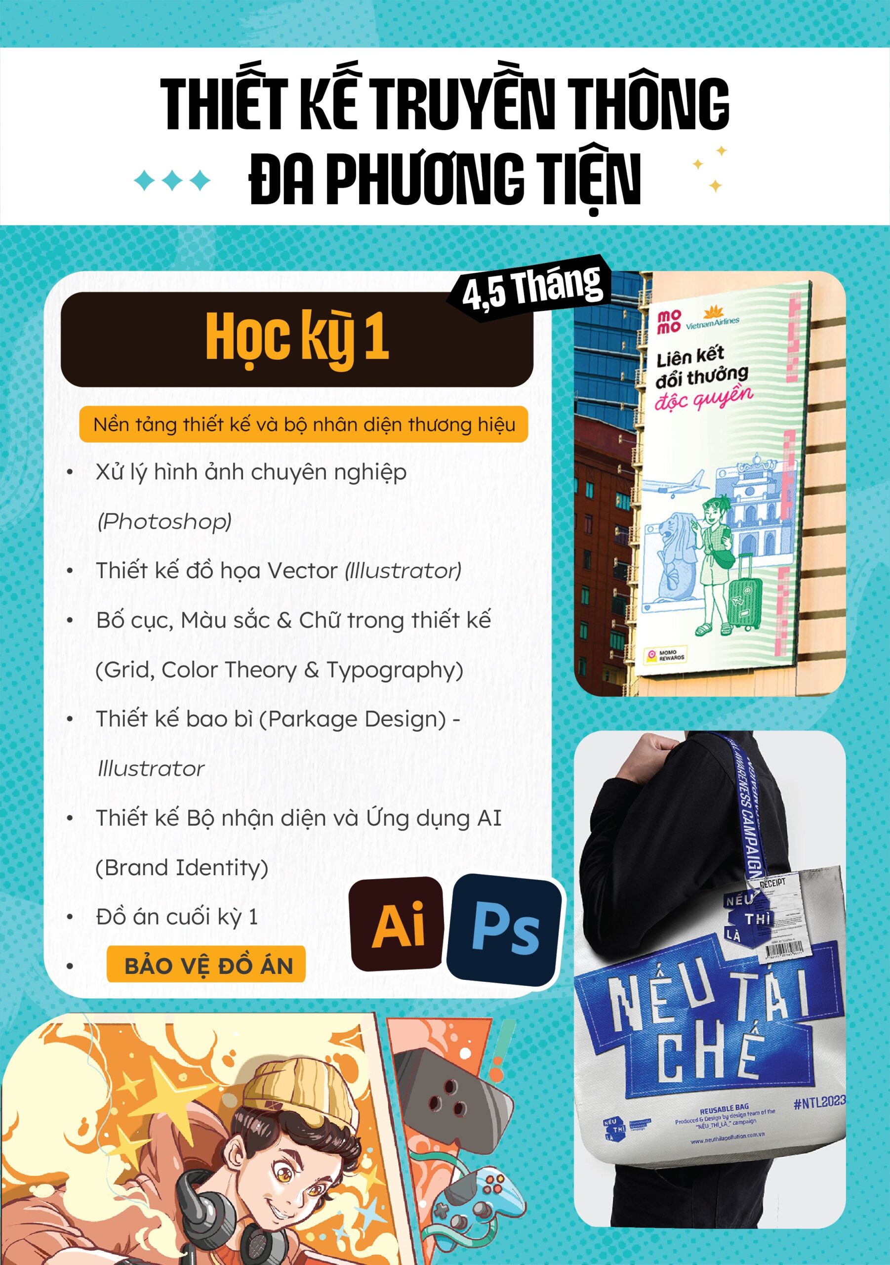Khóa học thiết kế truyền thông đa phương tiện