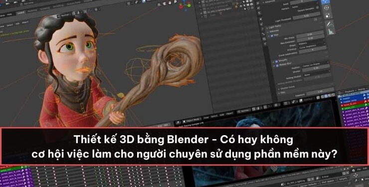 Tuyển dụng thiết kế 3D bằng Blender, có hay không?