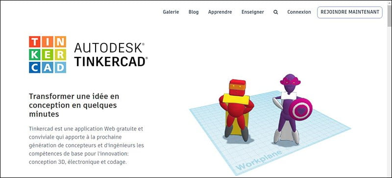 Trang web thiết kế 3D online Tinkercad