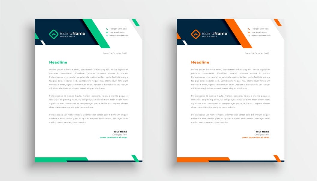 Top 7+ bước thiết kế letterhead thu hút bạn nên biết