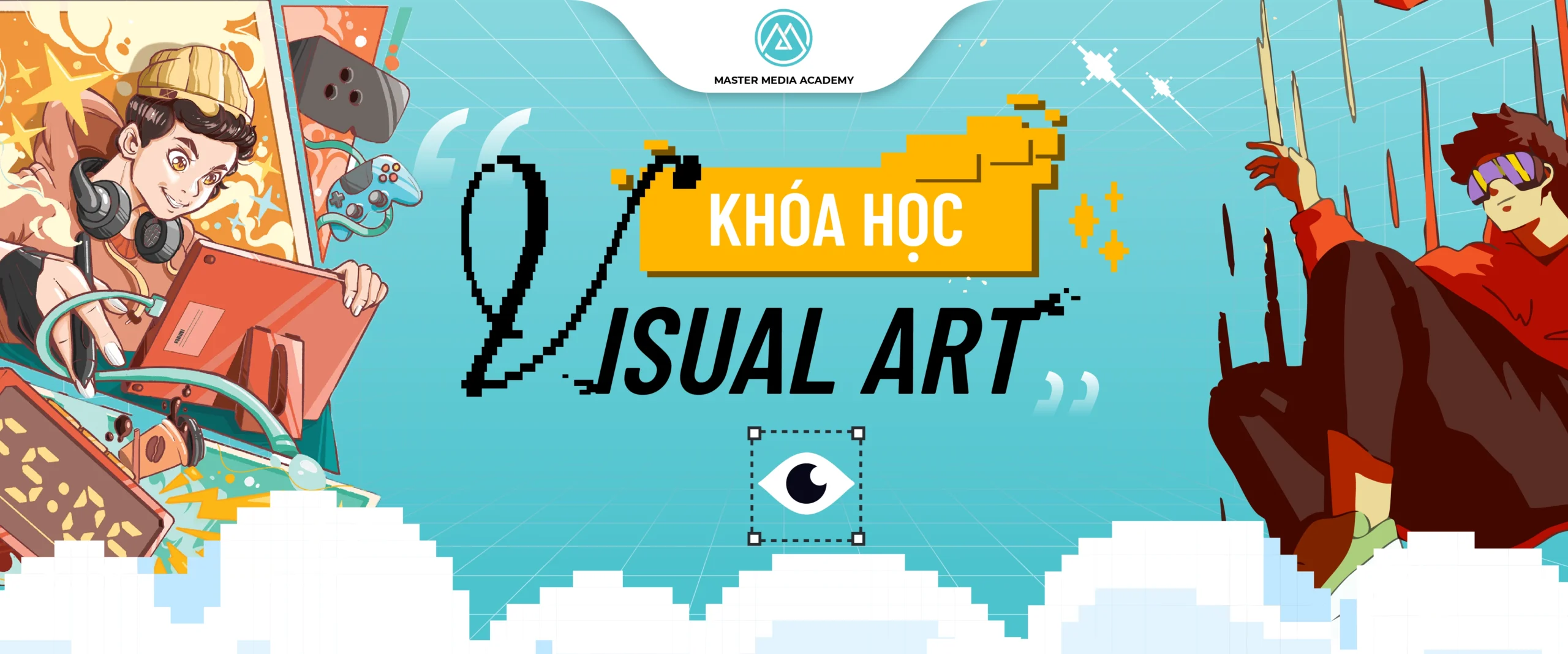 Khóa học thiết kế đồ họa visual, thiết kế toàn diện, visual led