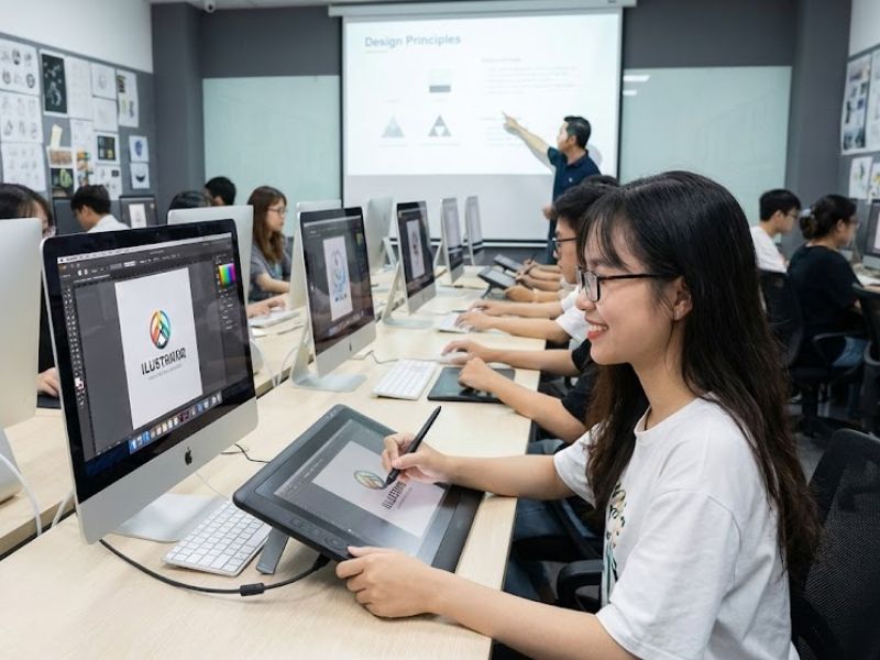 Rèn luyện kỹ năng sử dụng Adobe Photoshop tại Trung tâm