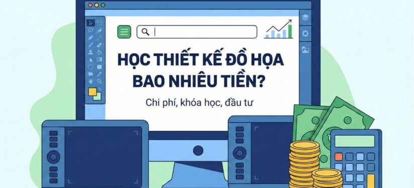 Học thiết kế đồ họa bao nhiêu tiền, chi phí học đồ họa rẻ nhất
