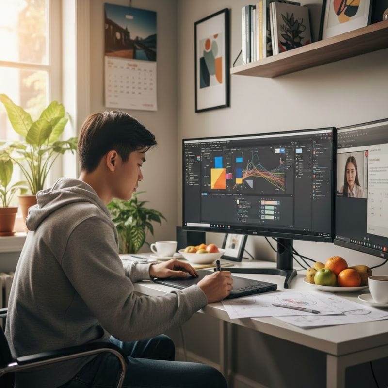Ưu và nhược điểm khi học thiết kế online