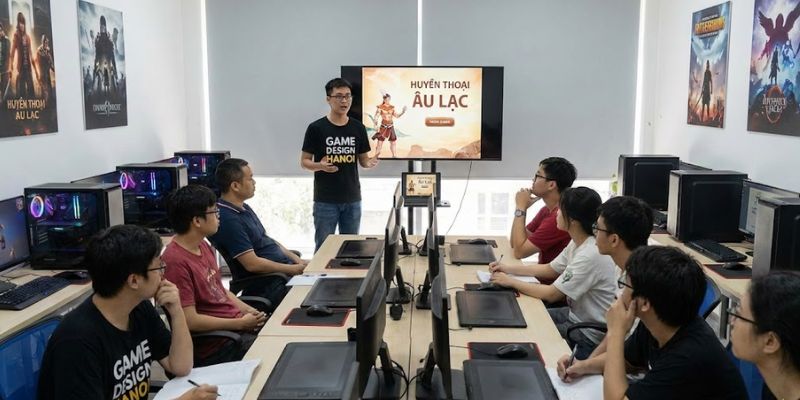 Tự tin thuyết trình về game do bản thân tạo ra sau 6 tháng học