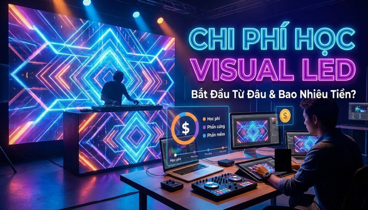 Chi phí học Visual Led, địa chỉ học thiết kế đồ họa Visual uy tín