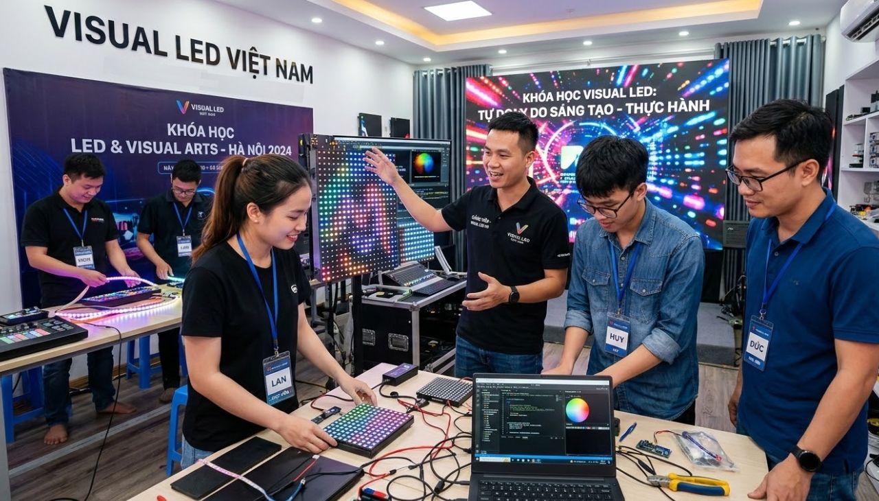 Chuẩn bị trước khi học Visual Led, hiểu đúng về sáng tạo hiệu ứng