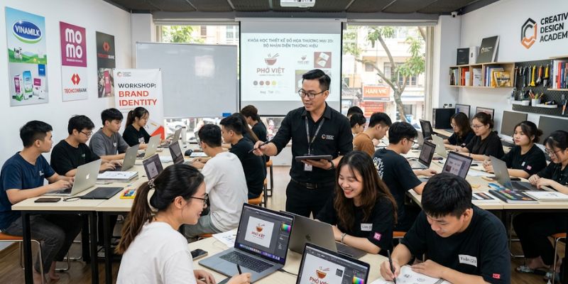 Chi phí học đồ họa tùy thuộc vào giáo trình khóa học