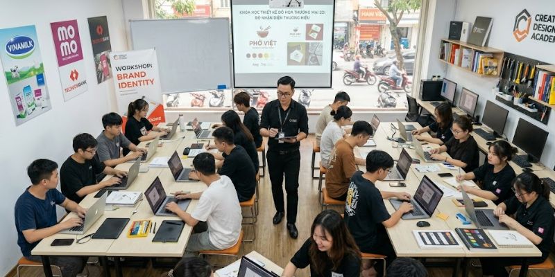 Học thiết kế tại trung tâm đào tạo chuyên nghiệp có cơ hội việc làm tốt hơn