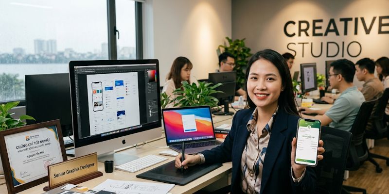 Học thiết kế thực chiến có việc làm tốt ngay sau khi học