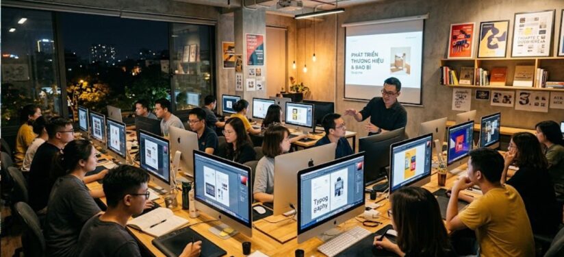 Học thiết kế đồ họa buổi tối cho sinh viên và người đi làm