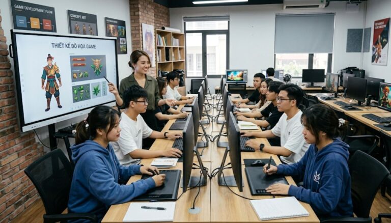 Lộ trình học thiết kế đồ hoạ game phát triển bản thân tăng thu nhập