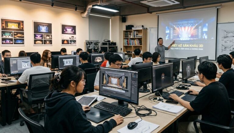 Lộ trình học thiết kế sân khấu 3D từ cơ bản đến chuyên nghiệp