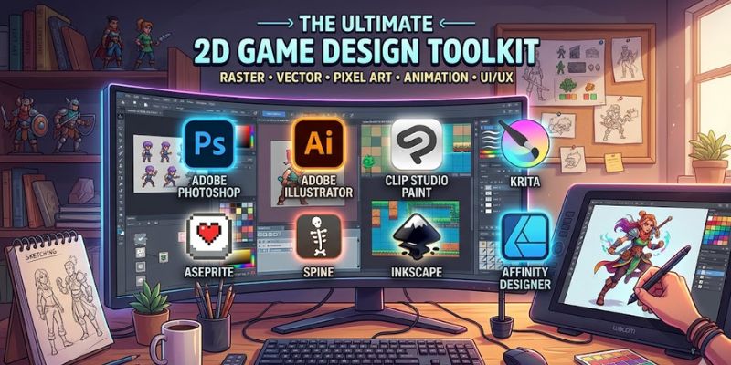 Tổng hợp các phần mềm thiết kế game 2D