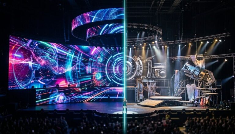 Sự khác biệt giữa thiết kế sân khấu và thiết kế đồ họa sân khấu