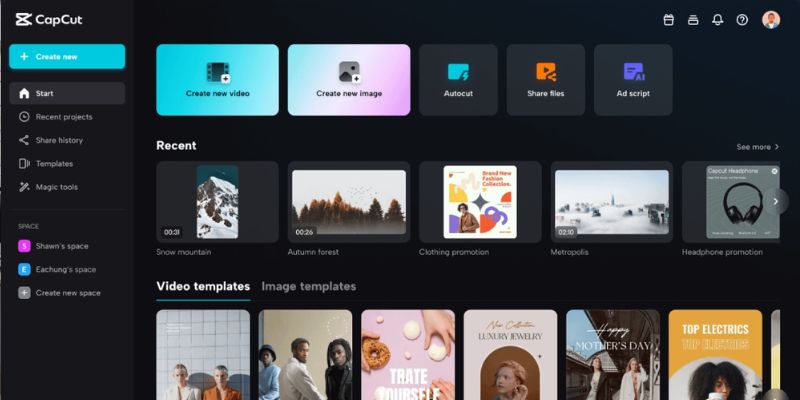 Dựng video trên điện thoại với capcut