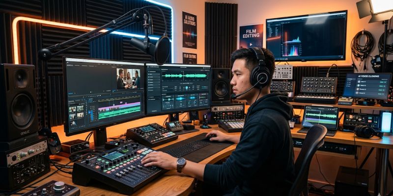 Tạo giọng đọc đơn giản với AI giúp hoàn thành video nhanh hơn