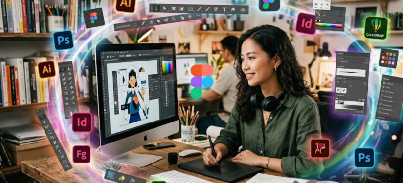 Các phần mềm người học thiết kế đồ họa 2D bắt buộc phải biết