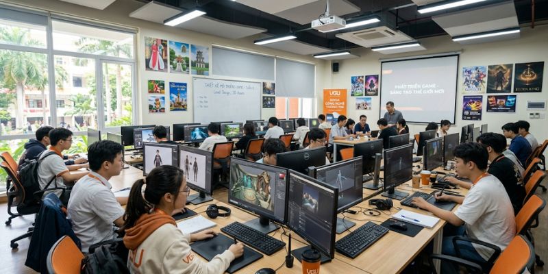 Học đồ họa game môi trường đại học chính quy
