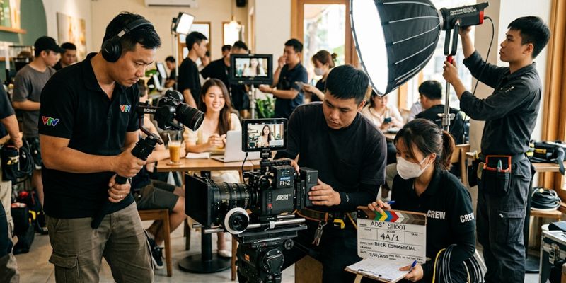 Khởi đầu với các vị trí quay phim