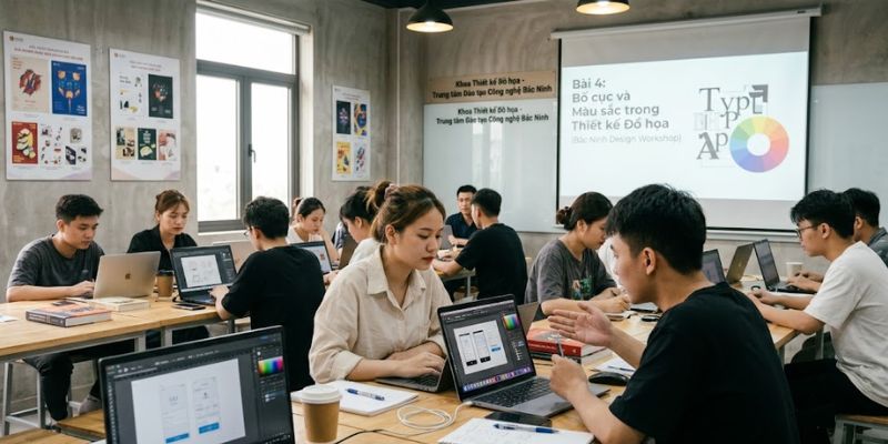 Tại Bắc Ninh có nhiều trung tâm đào tạo đồ họa uy tín