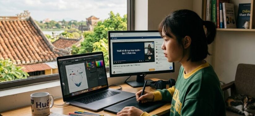 Địa chỉ, lộ trình học thiết kế đồ họa tại Huế cho người mới bắt đầu