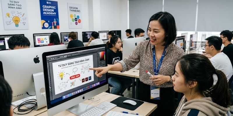 Học tư duy sáng tạo hình ảnh giảm phụ thuộc vào cảm hứng