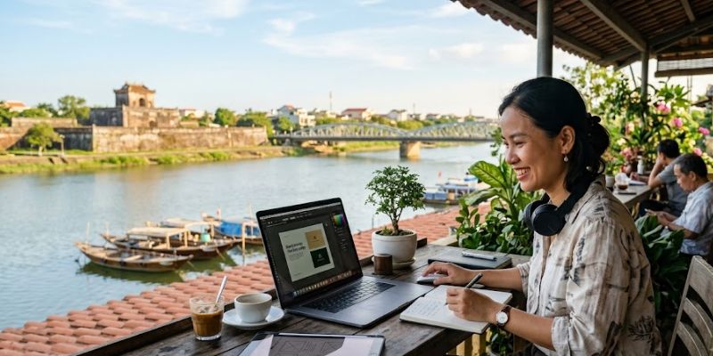 Freelance mang lại cảm giác làm việc thoải mái cho tư duy sáng tạo
