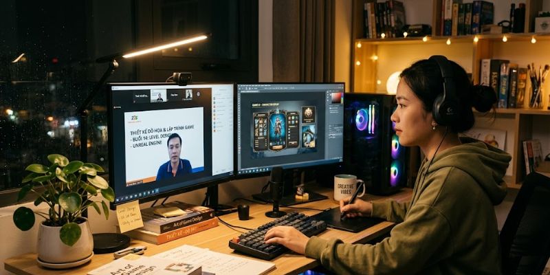 Học online từ xa cần học viên có sự kiên trì và chăm chỉ