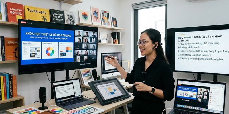 Các khóa học online vẫn cung cấp đầy đủ kiến thức cho người học