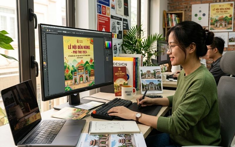 Cơ hội phát huy nghề thiết kế đồ họa tại Phú Thọ rộng mở
