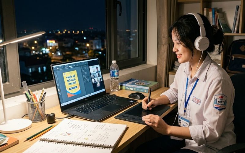 Tiếp cận với thiết kế đồ họa càng sớm càng tốt