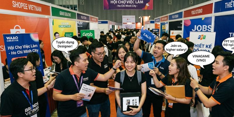 Thiết kế đồ họa ngành hot luôn được nhà tuyển dụng săn đón