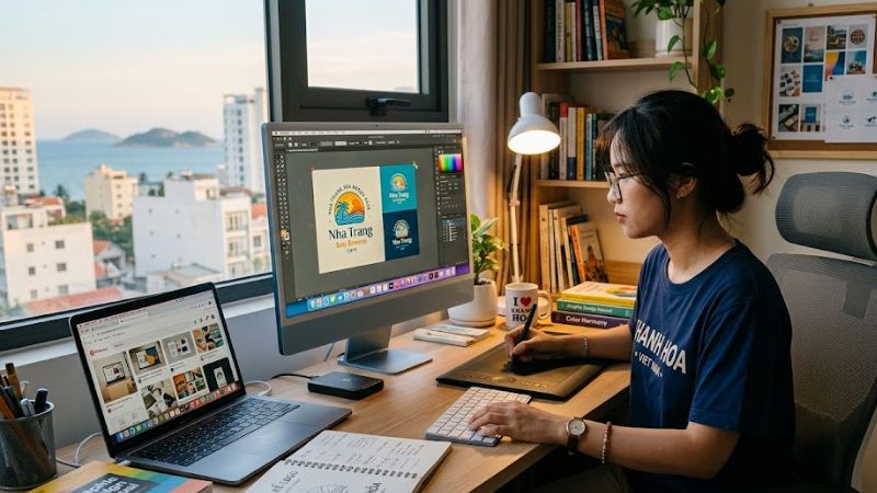 Khóa học thiết kế online cho học viên Khánh Hòa