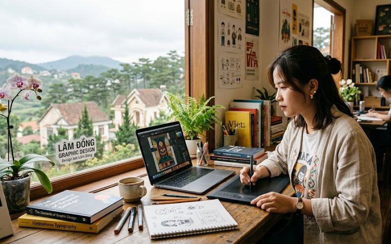 Tham khảo ngay khóa học thiết kế online cho học sinh Lâm Đồng