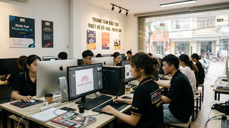 Tìm kiếm khóa học thiết kế trực tiếp tại Nghệ An