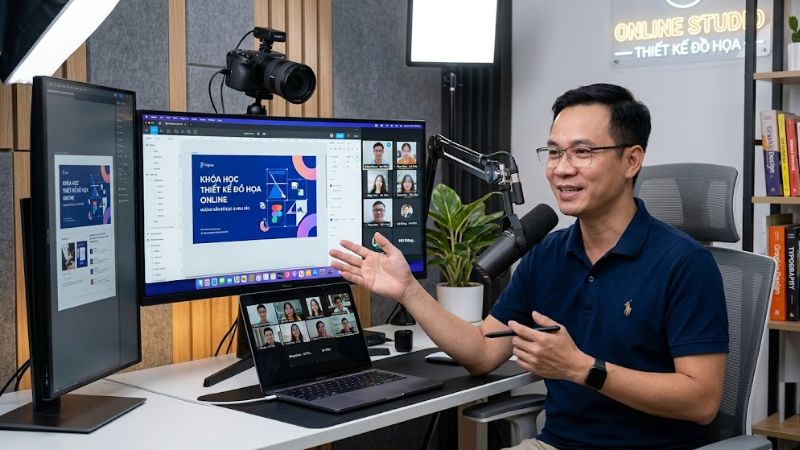 Học thiết kế từ xa dưới sự hướng dẫn trực tiếp của giảng viên