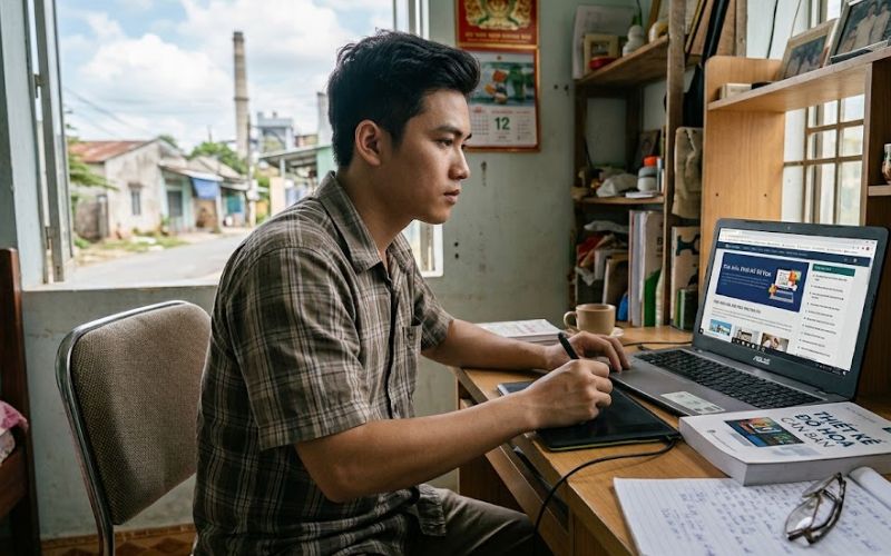 Thiết kế đồ họa lụa chọn tốt cho người muốn chuyển nghề