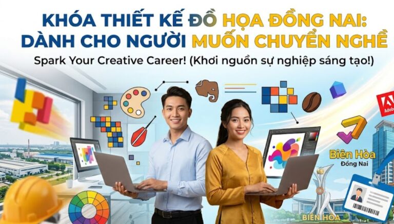 Khóa thiết kế đồ họa Đồng Nai cho người muốn chuyển nghề
