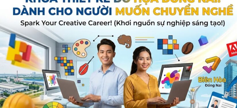 Khóa thiết kế đồ họa Đồng Nai cho người muốn chuyển nghề