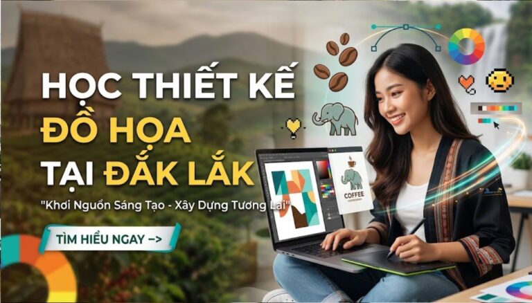 Lợi thế của học sinh lớp 12 khi học thiết kế đồ họa tại Lâm Đồng
