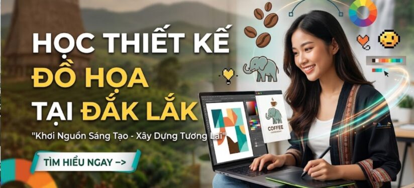 Lợi thế của học sinh lớp 12 khi học thiết kế đồ họa tại Lâm Đồng